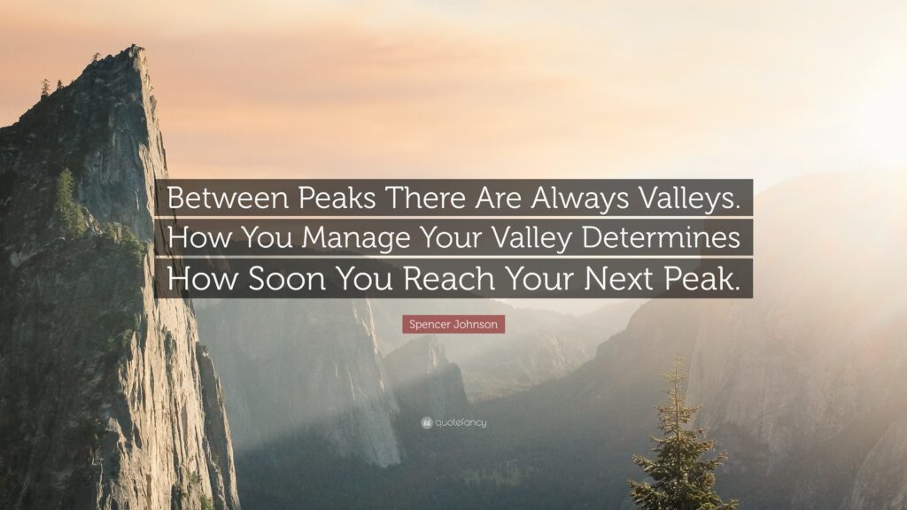 Peaks and valleys