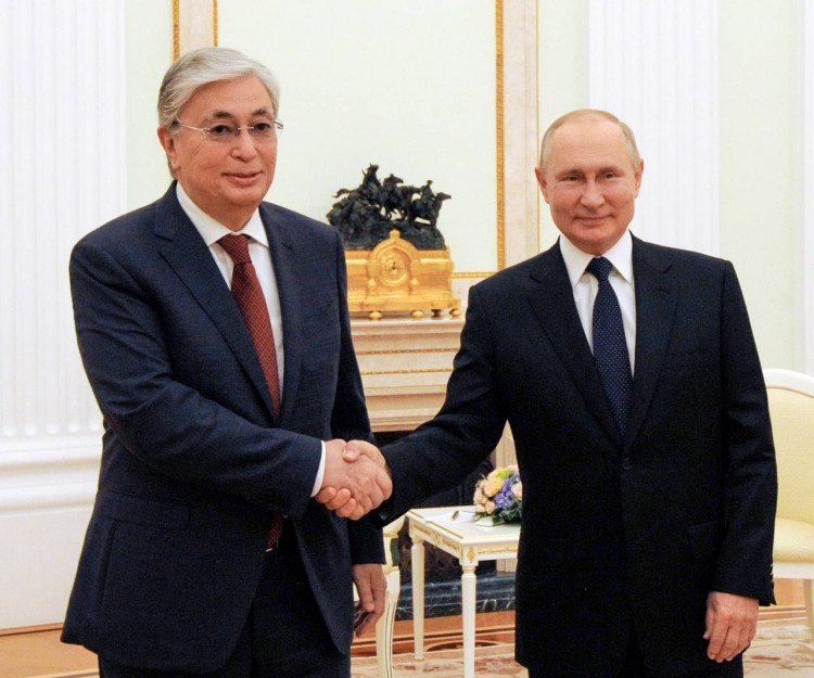 Tokayev and Putin.