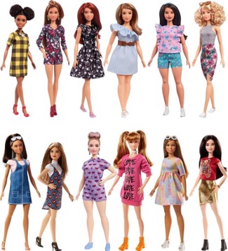 Evolution of Barbie