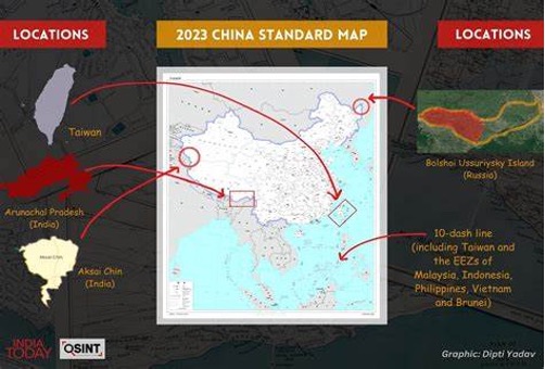 China's new map