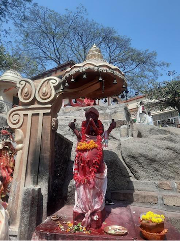 An idol at the Kamakhya Devi Mandir